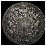 1872 Two-Cent Piece NEARLY UNCIRCULATED
