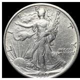 1917-S Silver Walking Liberty Half Dollar CLOSELY