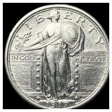 1917 Type 1 Standing Liberty Quarter CHOICE BU