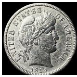 1914 Barber Dime HIGH GRADE