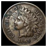 1869 Indian Head Cent CLOSELY UNCIRCULATED