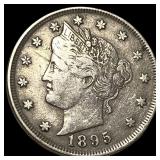 1895 Liberty Head Nickel CLOSELY UNCIRCULATED