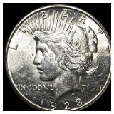 1923-S Silver Peace Dollar CHOICE BU