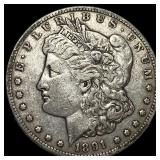 1891-CC Silver Morgan Dollar NEARLY UNCIRCULATED