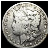 1890-CC Silver Morgan Dollar NEARLY UNCIRCULATED