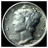 1925-D Silver Mercury Dime UNCIRCULATED