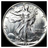 1945 Silver Walking Liberty Half Dollar UNCIRCULAT
