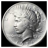 1921 Silver Peace Dollar CLOSELY UNCIRCULATED