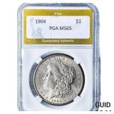 1904 Morgan Silver Dollar PGA MS65