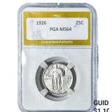 1926 Standing Liberty Quarter PGA MS64