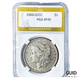 1900-O/CC Morgan Silver Dollar PGA XF45