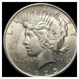 1925 Peace Silver Dollar CHOICE BU