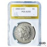 1900-O/CC Morgan Silver Dollar PGA AU50
