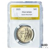 1925 Stone Mountain Half Dollar PGA MS66