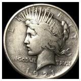 1921 Silver Peace Dollar LIGHTLY CIRCULATED