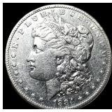 1884 Morgan Silver Dollar ABOUT UNCIRCULATED