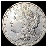 1886-O Silver Morgan Dollar CLOSELY  UNCIRCULATED