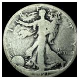 1921-S Silver Walking Liberty Half Dollar  NICELY