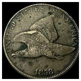 1858 Flying Eagle Cent CLOSELY UNCIRCULATED