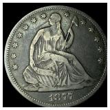1877-S Silver Seated Liberty Half Dollar  CLOSELY