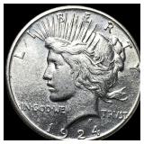 1924-S Silver Peace Dollar UNCIRCULATED