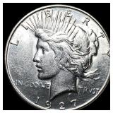 1927-S Silver Peace Dollar NEARLY UNCIRCULATED