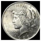 1923 Silver Peace Dollar CHOICE BU