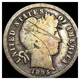 1895 Barber Dime NICELY CIRCULATED
