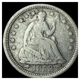 1853 Arrows Seated Liberty Half Dime LIGHTLY  CIR