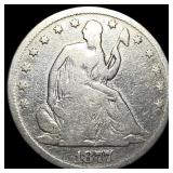 1877 Seated Liberty Half Dollar LIGHTLY CIRCULATED