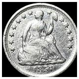 1857 Seated Liberty Half Dime CLOSELY UNCIRCULATED