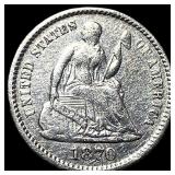 1870 Seated Liberty Half Dime CLOSELY UNCIRCULATED