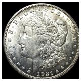 1921-S Silver Morgan Dollar CLOSELY UNCIRCULATED