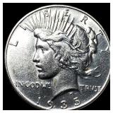 1935 Silver Peace Dollar UNCIRCULATED
