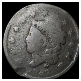 1838 Coronet Head Large Cent NICELY CIRCULATED