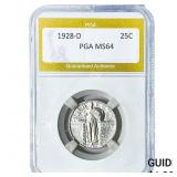 1928-D Standing Liberty Quarter PGA MS64