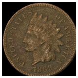 1868 Indian Head Cent NEARLY UNCIRCULATED