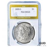 1899-S Morgan Silver Dollar PGA MS65