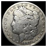 1891-CC Silver Morgan Dollar LIGHTLY CIRCULATED