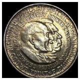 1952 Silver Half Dollar Booker T. Washington-Carve