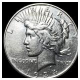 1934 Silver Peace Dollar CHOICE AU
