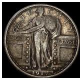 1917-D Silver Standing Liberty Quarter NICELY CIRC