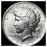 1921 Silver Peace Dollar UNCIRCULATED