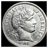 1916 Silver Barber Dime CHOICE BU