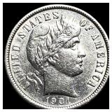 1901 Barber Dime UNCIRCULATED