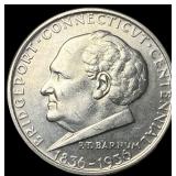 1936 Silver Bridgeport Centennial Half Dollar CHOI