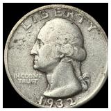 1932-S Silver Washington Quarter NICELY CIRCULATED