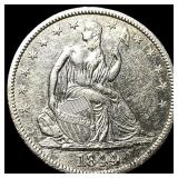 1844 Silver Half Dollar (Seated Liberty) HIGH GRAD