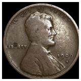 1909-S Lincoln Wheat Cent NEARLY UNCIRCULATED