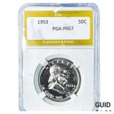 1953 Franklin Half Dollar PGA PR67